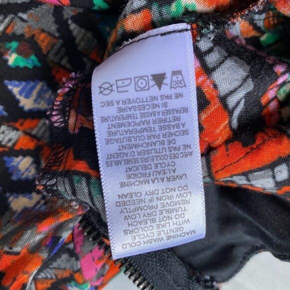 MATERIAL GIRL Colourful Print Mini Dress Cut Outs - Picture 6 of 7